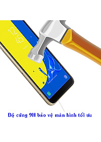 Kính Cường Lực Cho Samsung Galaxy J6 - Full Màn Hình - Màu Đen - Hàng Chính Hãng