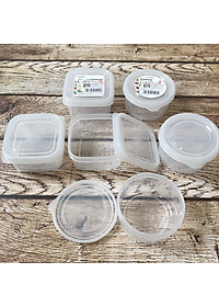 Combo 2 sản phẩm set 03 hộp chia thức ăn 200ml-180ml, thiết kế tinh tế, đẹp mắt, khả năng giữ kín hơi vượt trội - nội địa Nhật Bản 