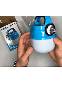 Bóng Đèn Tích Điện V70 50W Siêu Sáng Tích Hợp Đèn Pin Có Sạc Năng Lượng Mặt Trời, Đèn led đa năng đi vườn, cắm trại, picnic, đèn dự phòng khi cúp điện, đèn pin sạc USB