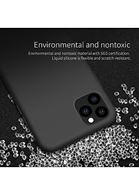 Ốp lưng chống sốc silicon cho iPhone 11 Pro Max mỏng 1mm hiệu Nillkin Flex Pure Cover Case (chống sốc cực tốt, chất liệu cao cấp, gờ bảo vệ camera) - hàng nhập khẩu