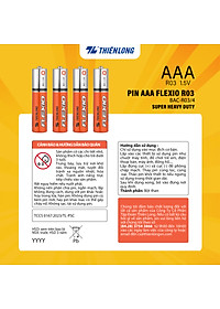Pin loại AA/ AAA/ D Thiên Long Flexio - Hạn sử dụng siêu lâu