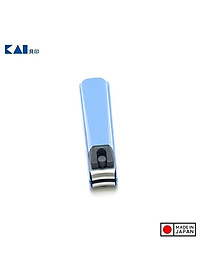 Bấm móng tay cao cấp Kai, phần bọc nhựa được thiết kế dùng để làm nơi chứa móng tay trong khi cắt, bấm tránh rơi vãi khắp nơi - nội địa Nhật Bản