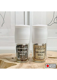 Lọ/ hũ xay tiêu cầm tay thủy tinh Echo Metal - Made in Japan