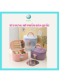 [VIDEO]- Túi đựng mỹ phẩm, đồ trang điểm chất liệu nhung cao cấp, phong cách Hàn Quốc-CHỌN MẪU- Túi đựng đồ cá nhân du lịch travel -MẪU MỚI