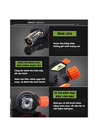 Khò ga mini campingmoon campoutvn đô cắm trại du lịch MT2915 đầu đèn khò gas đánh lửa tự động nướng và mồi lửa tiện lợi loại TỐT khò 1300 độ A048