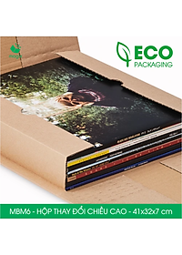 MBM6 - 41x32x7cm - Combo 60 Hộp carton thay đổi chiều cao - Thùng carton đóng hàng