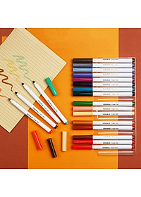 Hộp 20 Bút Lông Màu Pastel Rửa Được Washable Fiber Pen - Colokit SWM-C008