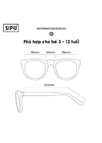 [Kèm Video] Mắt Kính Trẻ Em SiPU Chính Hãng MK07 Chống Ánh Sáng Xanh + Chống gãy - Bé Trai Bé Gái (Kèm Hộp Ô Tô)
