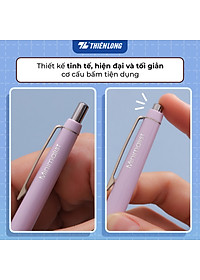 Combo 5/10/20 Bút gel B - Minimalist Butter Gel Thiên Long - Premium tip - Mực Xanh - Màu thân ngẫu nhiên