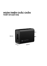 Combo Pin Energizer 10,000mAh UE10053 + Sạc nhanh Mophie 10W kèm Cáp A to Lightning 1M - HÀNG CHÍNH HÃNG