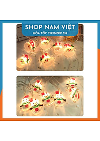 Dây Đèn Led Fairy Light Trang Trí Giáng Sinh Biểu Tượng Cây Thông, Người Tuyết, Ông Già Noel - Chính Hãng NAVIVU