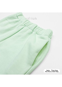 Bộ thu đông bé gái Bigfox Miss Meow size đại, bộ nỉ bé gái chất liệu nỉ bông in thỏ xinh xắn size trẻ em 3,4,5…11 tuổi