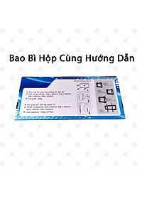 [Bền Chắc] Giá Kệ - Khung Treo Tivi KhoNCC Hàng Chính Hãng - Cho Tivi từ 26 - 60 inch Bắt Thẳng Áp Sát Tường Giúp Căn Phòng Không Gian Thoáng Đẹp Hơn - KLM-KTTVT4X6X (Đen)