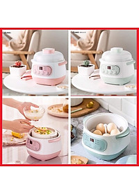 Nồi Nấu Cháo Chậm, Chưng Yến Dung Tích 1L Có Thể Hầm Xương, Nấu Cách Thủy Đa Năng Cho Gia Đình - Giao màu ngẫu nhiên - Hàng Chính Hãng