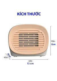 Máy Sưởi Gốm Mini Cho Nhân Viên Văn Phòng Làm Ấm Nơi làm việc phòng ngủ nhà tắm phòng học - Máy Êm Ấm Áp - Quạt Sưởi Ấm Mini Công Suất Max 400W Du Lịch Phượt Dã Ngoại Máy sưởi ấm cho phòng ngủ, quạt sưởi gốm nóng nhanh an toàn cho trẻ em - Hàng Nhập Khẩu