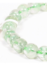 Vòng tay đá thạch anh ưu linh xanh mệnh hỏa, mộc - Ngọc Quý Gemstones