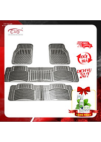 Bộ Thảm Lót Sàn Ô Tô PACKY PODA 6168 Màu Đen 7 Chỗ