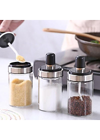 Hũ Đựng Gia Vị Lọ Đựng Gia Vị Kèm Thìa Tiện Lợi Hộp Kèm Thìa Tiện Lợi - Hàng Loại 1 - Chính Hãng MINIIN