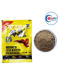 Thức Ăn Cá Bảy Màu - Cám Cá 7 Màu Gói 20g
