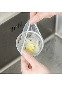 Túi 100 lưới lọc rác bồn rửa chén giúp cho bồn rửa chén không bị nghẽn tắc do rác, lọc cặn bẩn hiệu quả sau khi rửa chén GD457-LuoiLR100