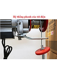 Tời điện PA500 (250/500kg) - cáp dài 30M - máy tời điện - toi dien treo