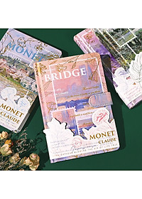 Sổ Tay Bìa cứng phong cách cổ điển,sổ nhật kí vintage chủ đề hội họa tranh Vangogh Lalunavn B188