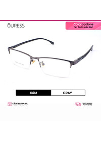 Gọng kính hợp kim cước thời trang nam nữ siêu nhẹ siêu bền Ouress 58007