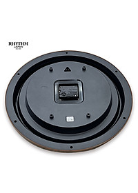 Đồng hồ treo tường Nhật Bản Rhythm CMG713NR06, Kt 36.0 x 5.6cm, 920g, Vỏ nhựa. Dùng Pin.