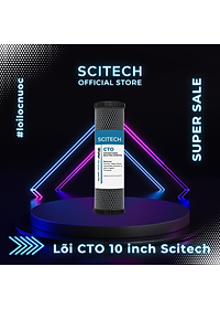 Lõi lọc nước số 3 CTO 10 inch dùng trong máy lọc nước RO, bộ lọc thô - Hàng chính hãng