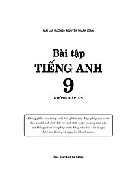 Sách Bài Tập Tiếng Anh 9 - Không Đáp Án (Tái Bản 2020)