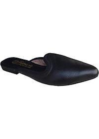 Dép bít mũi TRƯỜNG HẢI da bò thật mềm mại không bong tróc đế cao su chồng mòn êm ái BMN0361