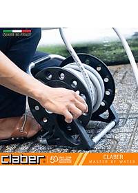 Bộ Vòi Tưới Cây, Vòi Rửa Xe Claber Aquapony Kit 8884, 15 mét, vòi xịt 2 chế độ, 4 khớp nối nhanh, 1 đầu nối vòi nước