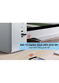 Bộ Chuyển Đổi USB Wifi Mini Mercusys MW300UM N300 - Hàng Chính Hãng