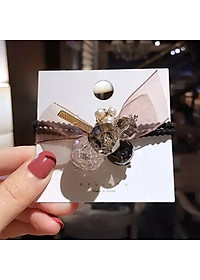 Dây buộc tóc nữ pha lê cao cấp [Set 5 dây] NASI sang trọng dễ thương phong cách hàn quốc thun cột tóc nữ co giãn tốt phụ kiện tóc