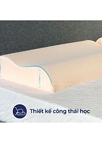 Gối Cao Su Liên Á Contour LAGC3050 (30 x 50 cm) - Trắng