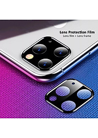Bộ miếng dán kính cường lực & khung viền bảo vệ Camera cho iPhone 11 Pro / 11 Pro Max hiệu Totu (độ cứng 9H, chống trầy, chống chụi & vân tay, bảo vệ toàn diện) - Hàng nhập khẩu