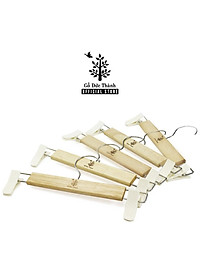 Máng quần có 2 kẹp nhựa (bộ 5 cái) | Gỗ Đức Thành - 08101