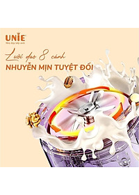 Máy làm sữa hạt Unie UMB10,Lưỡi dao 8 cánh inox 304 cao cấp,Dung tích 1L,công suất 800W,8 chức năng xay nấu- hàng chính hãng