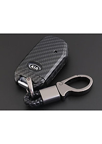 Ốp chìa khóa ô tô Kia Cerato 2019-2021, Vân CacBon Cao Cấp