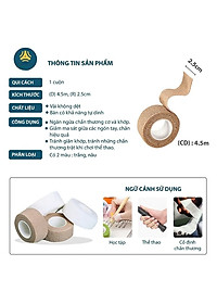 COMBO 2 CUỘN Băng vải quấn bảo vệ ngón chân giảm ma sát, chống chai sần khi mang giày - Giao Màu Ngẫu Nhiên