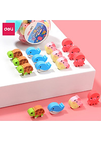 Gôm tẩy học sinh Deli đủ màu - 20 chiếc -  7533