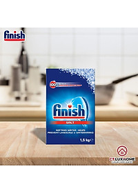 Muối rửa chén bát Finish 1,5kg kèm túi zip 