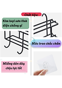 Giá treo dao kéo và dụng cụ nhà bếp dán tường không khoan- Kệ treo đồ nhà bếp đa năng chống rỉ sét - Kệ dán tường treo dao muỗng tiện lợi- Giá đỡ dụng cụ bếp bằng kim loại sơn tĩnh điện- Kệ nhà bếp treo tường chịu lực cao