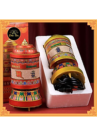 Kinh luân điện -Bánh xe cầu nguyện cắm điện, có kinh bên trong.