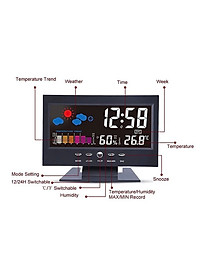 Đồng Hồ LED Để Bàn Đa Chức Năng – Mẫu Mới, Tiện Ích, Dễ Nhìn, Chống Chói