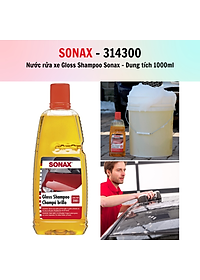Nước rửa xe đậm đặc Sonax Gloss Shampoo 314300 1L  