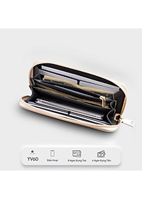 Ví Yuumy (  Thời trang nữ kiểu cầm tay dáng dài - Ví da Seasand YV60 )