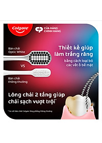 Bộ 2 Bàn Chải Colgate Trắng Răng Optic White