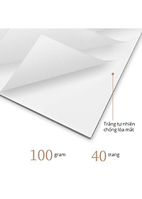 Sổ phác thảo 100gsm 40 trang lò xo kép nhiều kích cỡ Deli - Sketchnote - 1 quyển - 73627 / 73628 / 73633