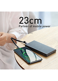 Cáp sạc và truyền dữ liệu USB chân Type-C chính hãng Baseus dài 23cm 